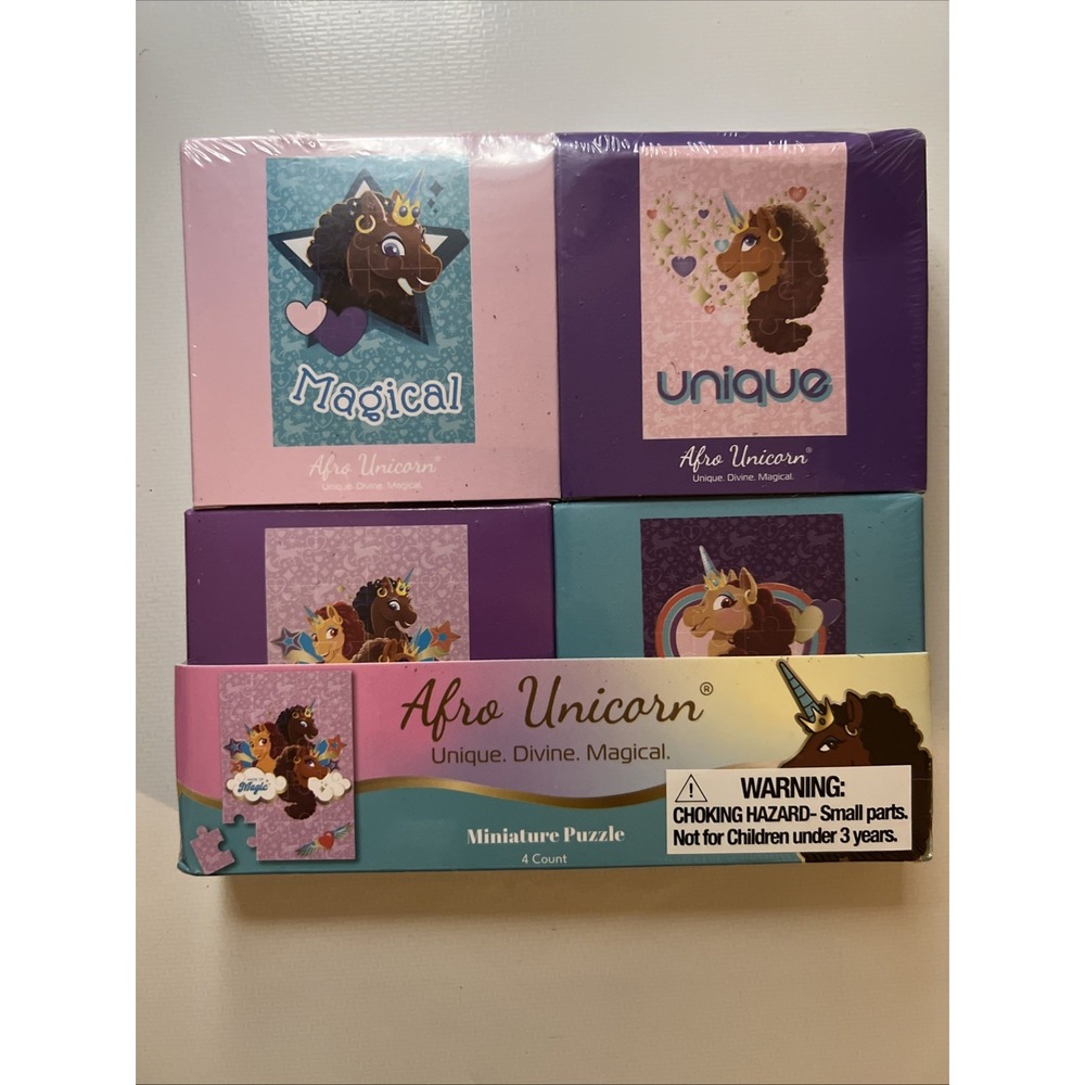 Target Bullseye's Playground Unicorn‎ Mini 20-Piece Puzzle - Pack of 4 Puzzles